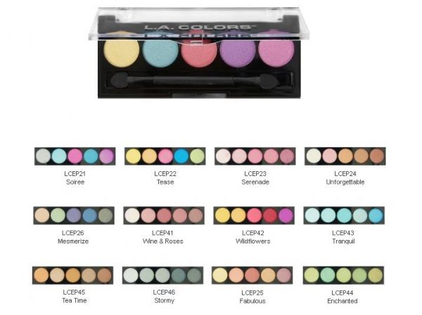 L.A. COLORS 5 Color Metallic Eyeshadow