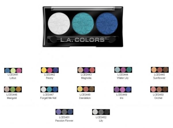 L.A. COLORS 3 Color Eyeshadow